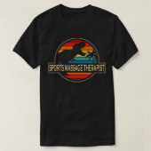 Sportmassagetherapeut Dinosaur T-Shirt (Design vorne)