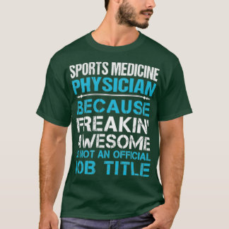 Sportmedizin Arzt bricht Phantastische Job Gif T-Shirt