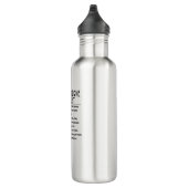 Sportmediziner Edelstahlflasche (Rechts)