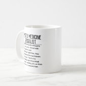 Sportmediziner Kaffeetasse (Vorderseite Links)