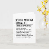 Sportmediziner Karte (Gelbe Blume)