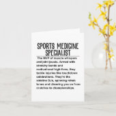 Sportmediziner Karte (Gelbe Blume)