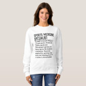 Sportmediziner Sweatshirt (Vorne ganz)