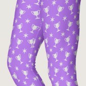 Sportmotiv Sterne Symbol Muster lilac Leggings