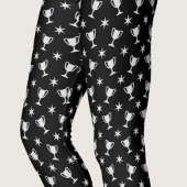 Sportmotiv Sterne Symbol Schwarz Leggings