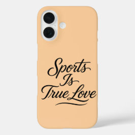 Sportmotivation iPhone 16 Hüllen - wahre Liebe