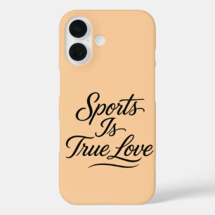 Sportmotivation iPhone 16 Hüllen - wahre Liebe
