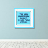 Sportmotivation Leinwanddruck (Insitu (Holzboden))