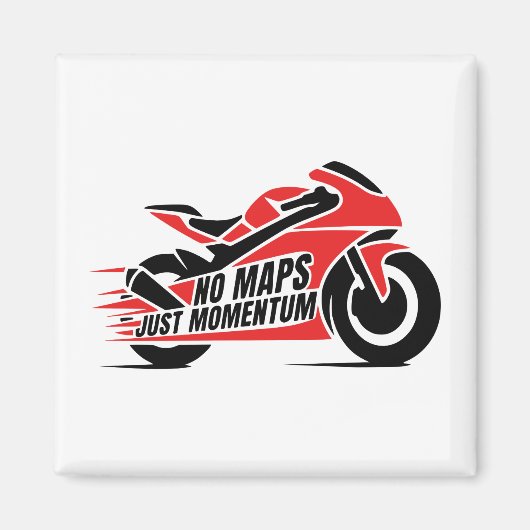 Sportmotorrad Magnet (Vorne)