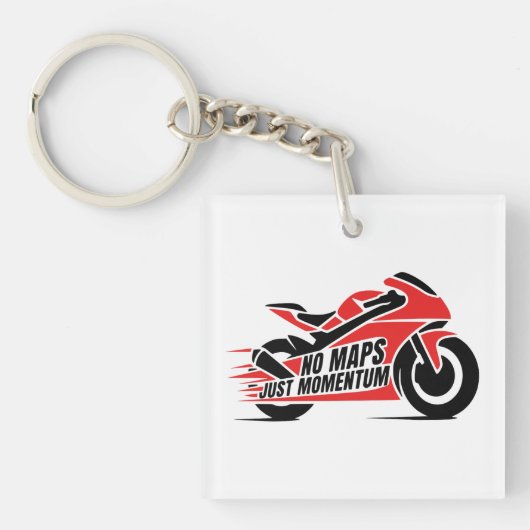 Sportmotorrad Schlüsselanhänger (Vorderseite)