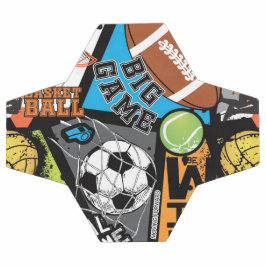 Sportmuster mit Bällen Fußball