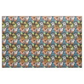 Sportmuster mit Bällen Stoff (Fat Quarter (45,7 x 55,9 cm))