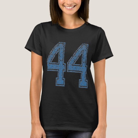 Sportnummer 44 Nummer 44 Jahr 44 T-Shirt (Vorderseite)