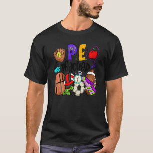 Sportpädagoge - Strong School P E Teacher zurück T-Shirt