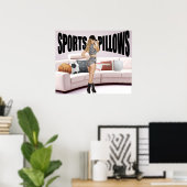 Sportpfähle Poster (Heimbüro)