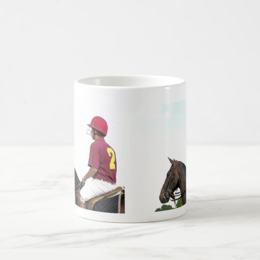 SPORTPFERDE KAFFEETASSE (Mittel)