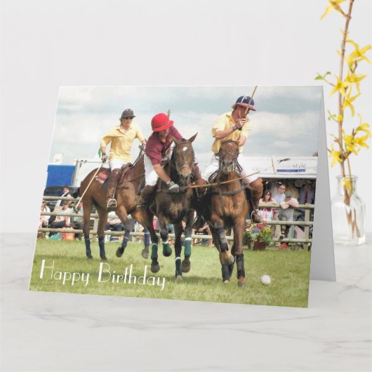 SPORTPFERDE KARTE (Gelbe Blume)