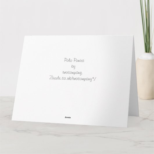 SPORTPFERDE KARTE (Rückseite)