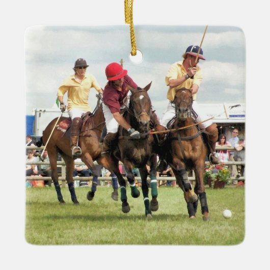 SPORTPFERDE KERAMIKORNAMENT (Vorderseite)