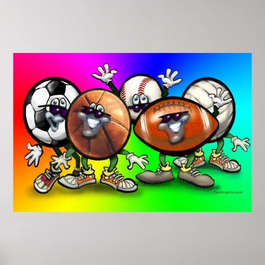 Sportplakat Poster (Vorne)