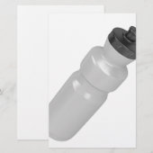 Sportplastikflasche Briefpapier (Vorne/Hinten)