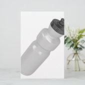 Sportplastikflasche Briefpapier (Stehend Vorderseite)