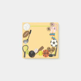 Sportpost - Anmerkung Post-it Klebezettel