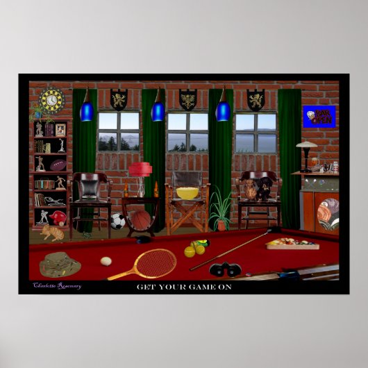 Sportraum 22,5 x 15 poster (Vorne)