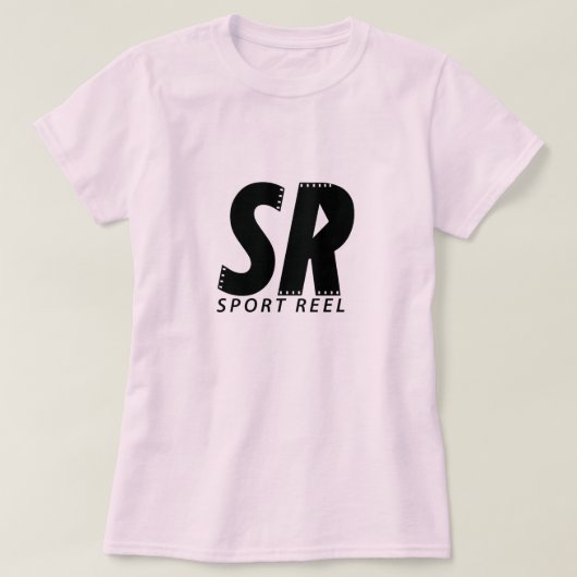 SPORTREEL FRAUEN-ROSA T - SHIRT MIT URSPRÜNGLICHEM (Design vorne)