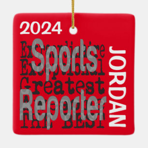 Sportreporter Extraordinär CUSTOM Keramikornament