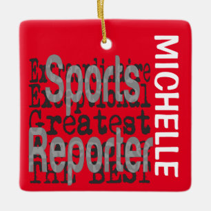 Sportreporter Extraordinär CUSTOM Keramikornament