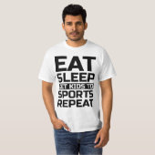 Sportroutinemäßiges Lässiges T-Shirt (Vorne ganz)