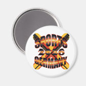 Sports 2026 Germany Top Design Saison Sport Magnet (Vorderseite/Rückseite)