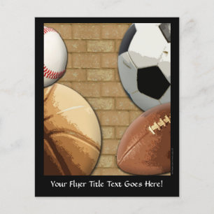 Sports All-Star, Basketball/Fußball/American Footb Flyer