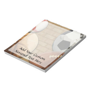 Sports All-Star, Basketball/Fußball/American Footb Notizblock
