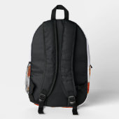 Sports Backpack Bedruckter Rucksack (Rückseite)