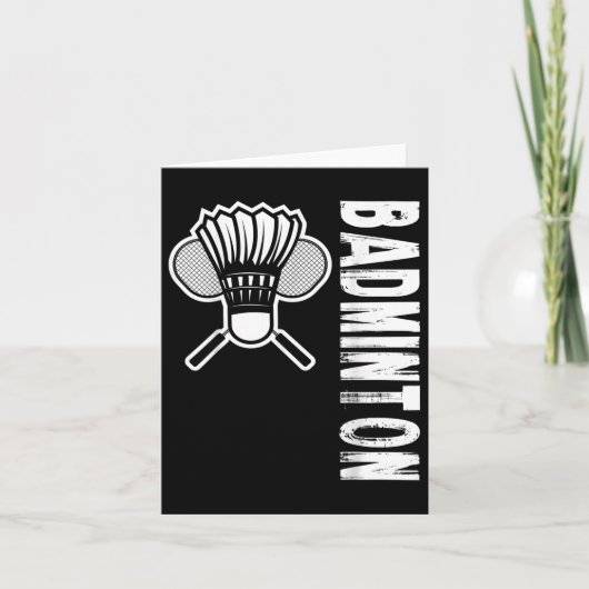 Sports Badminton Karte (Vorderseite)