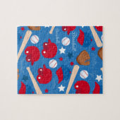 SPORTS Baseball Fan Athlete Muster Puzzle (Horizontal)