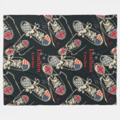 Sports Boots Fashion Pattern  Fleecedecke (Vorderseite (Horizontal))