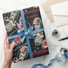 Sports Boots Fashion Pattern  Geschenkpapier