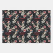 Sports Boots Fashion Pattern Geschenkpapier Set (Vorderseite)