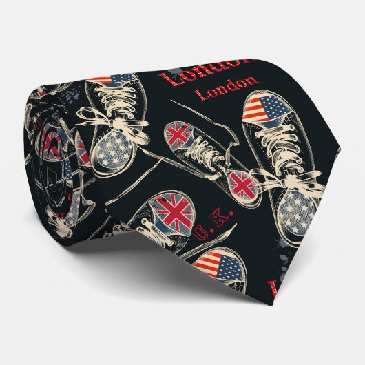 Sports Boots Fashion Pattern Krawatte (Gerollt)