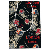 Sports Boots Fashion Pattern  Mittlere Geschenktüte (Vorderseite)