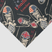 Sports Boots Fashion Pattern  Seidenpapier (Detail)