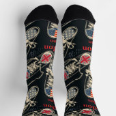 Sports Boots Fashion Pattern  Socken (Oben)