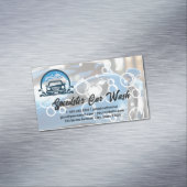 Sports Car | Auto Wash Clean Detailing Magnetische Visitenkarte (Beispiel)