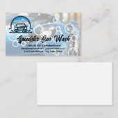 Sports Car | Auto Wash Clean Detailing Visitenkarte (Vorne/Hinten)