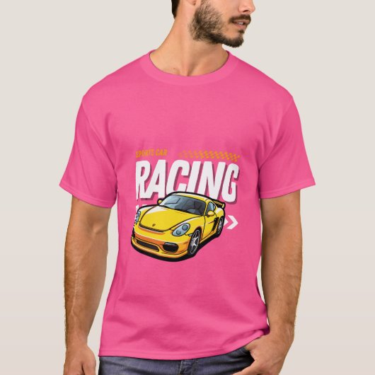 Sports Car Racing T-Shirt (Vorderseite)