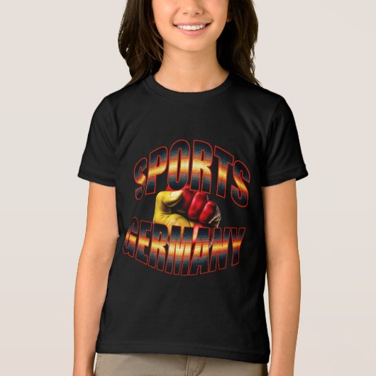 Sports Germany Faust - wir kämpfen um den Titel Tri-Blend Shirt (Vorderseite)