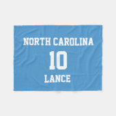 Sports Jersey Maßgeschneiderte Celestial Blue Fleecedecke (Vorderseite (Horizontal))